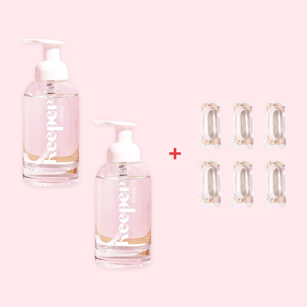 Double Bubble: 2 x Foaming Hand Soap Starter Set