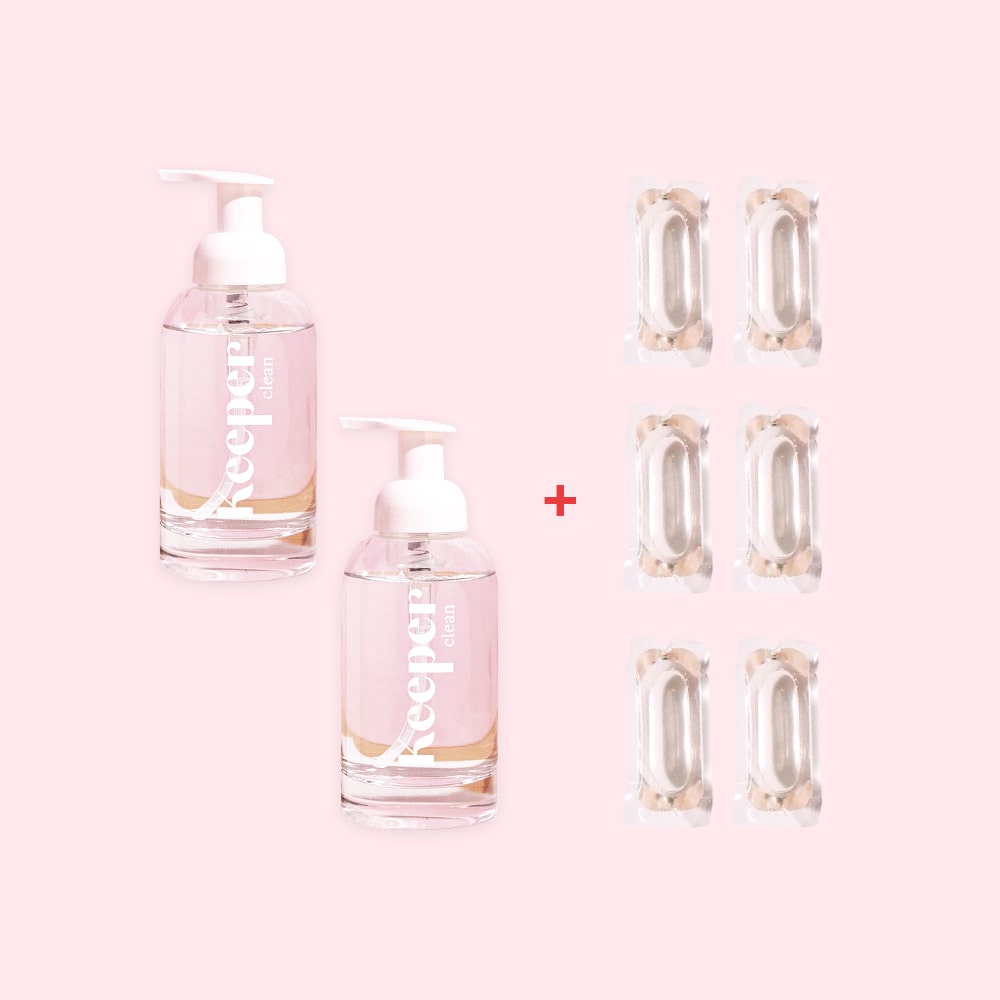 Double Bubble: 2 x Foaming Hand Soap Starter Set